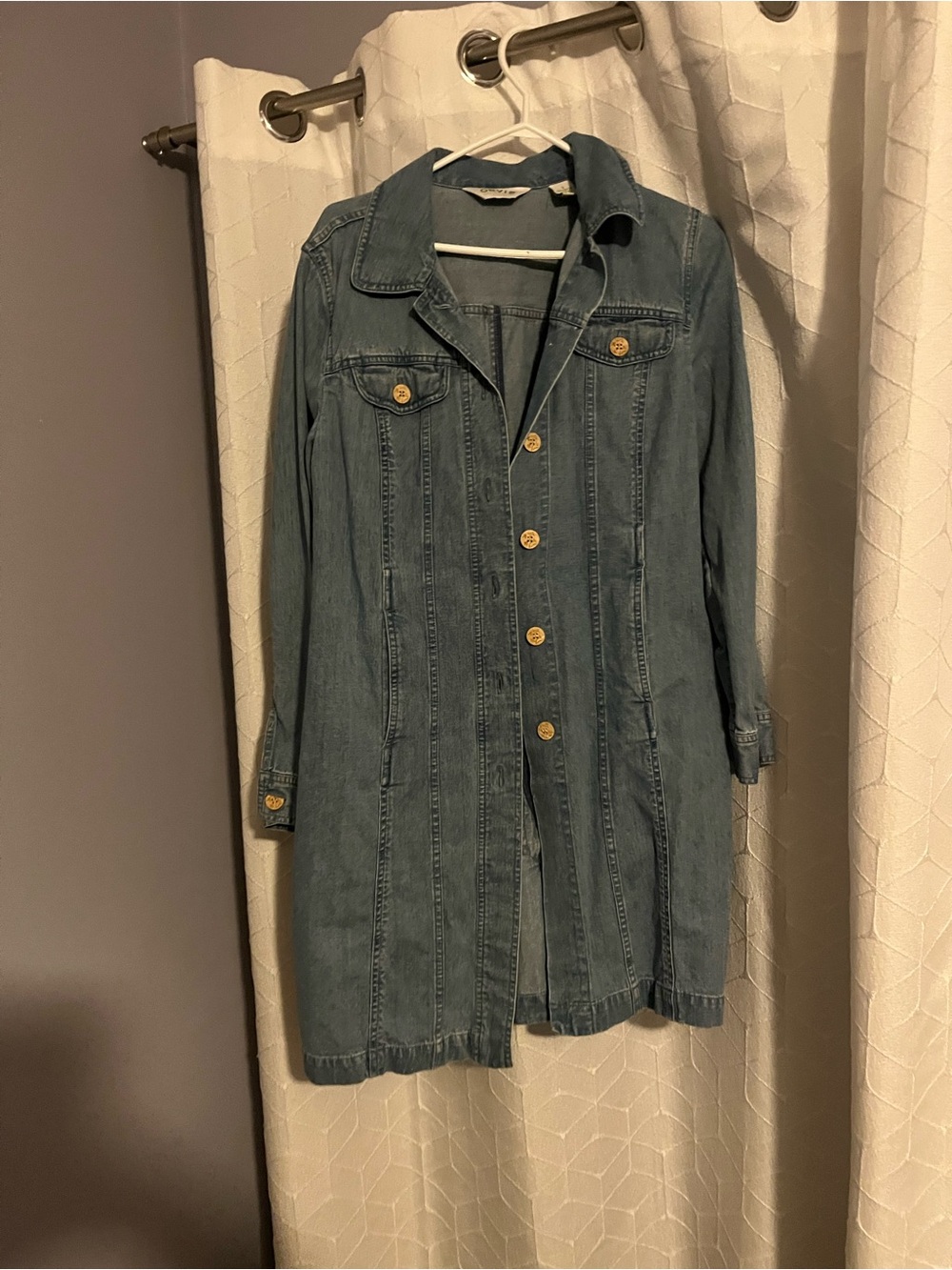 Orvis Light Blue Long Denim Jacket